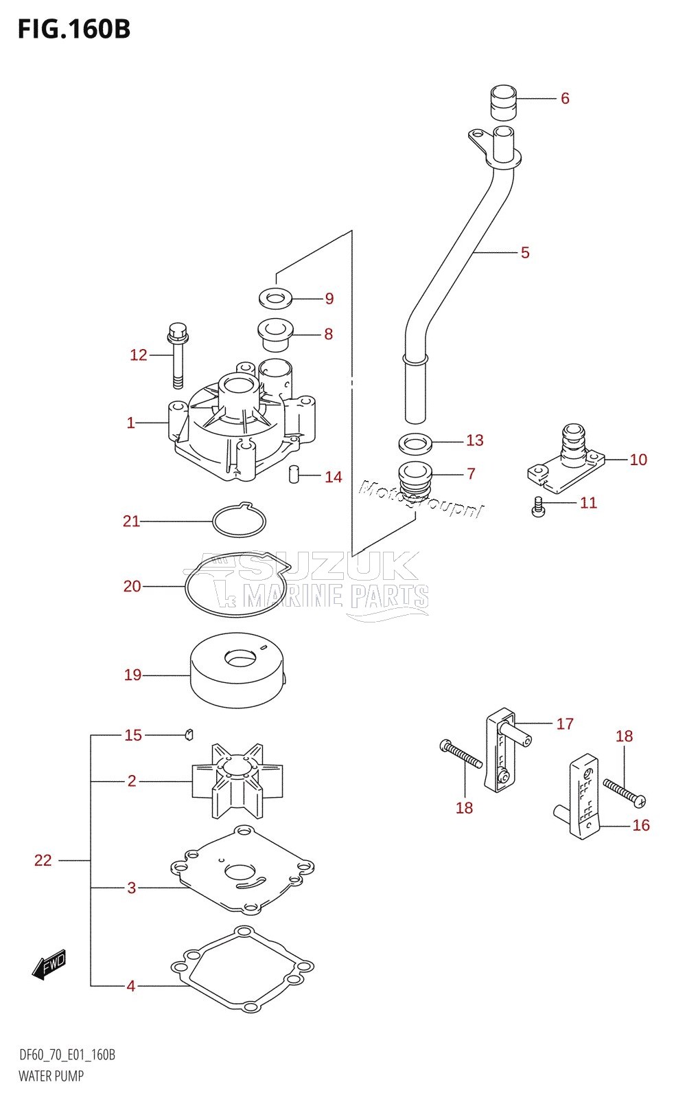 WATER PUMP (K8,K9)