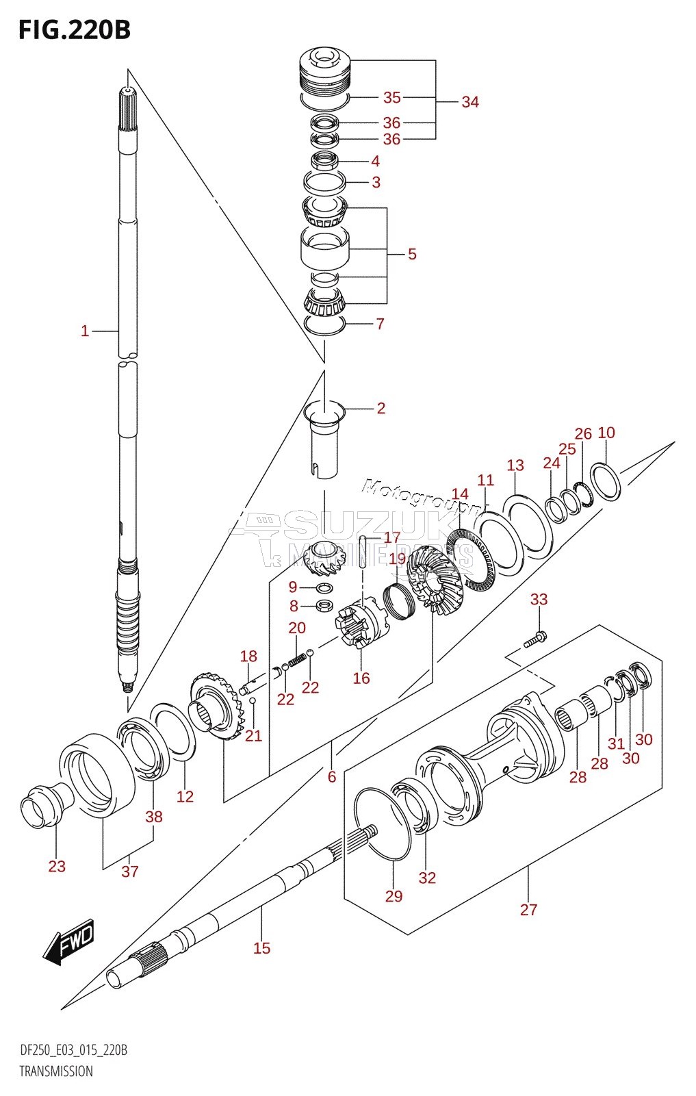 TRANSMISSION (DF200Z:E03)