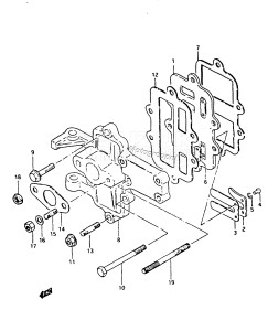 DT8 From 0801-200001 ()  1989 drawing DT5 REED VALVE