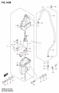 DF250Z From 25003Z-810001 (E40)  2018 drawing FUEL VAPOR SEPARATOR (E40)