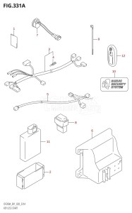 DF150A From 15003F-040001 (E01 E40)  2020 drawing KEY LESS START (DF200AT:E01,DF175AT:E01,DF150AT:E01)