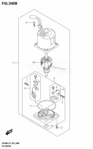 DF250A From 25003P-140001 (E11 E40)  2021 drawing PTT MOTOR (L-TRANSOM)