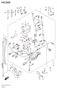 DF175T From 17502F-610001 (E03)  2016 drawing HARNESS (DF175T:E03)