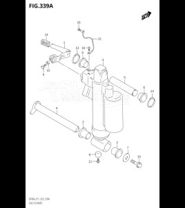 10004F-240001 (2022) 100hp E01 E40-Gen. Export 1 - Costa Rica (DF100BT  DF140Z) DF100B drawing GAS CYLINDER (DF90AWQH)