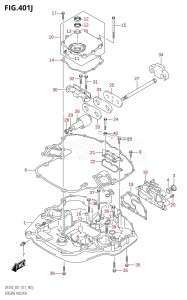 DF250Z From 25003Z-710001 (E40)  2017 drawing ENGINE HOLDER (DF250T:E01)