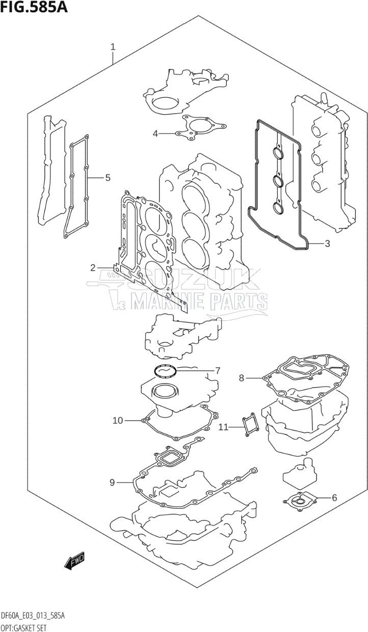 OPT:GASKET SET