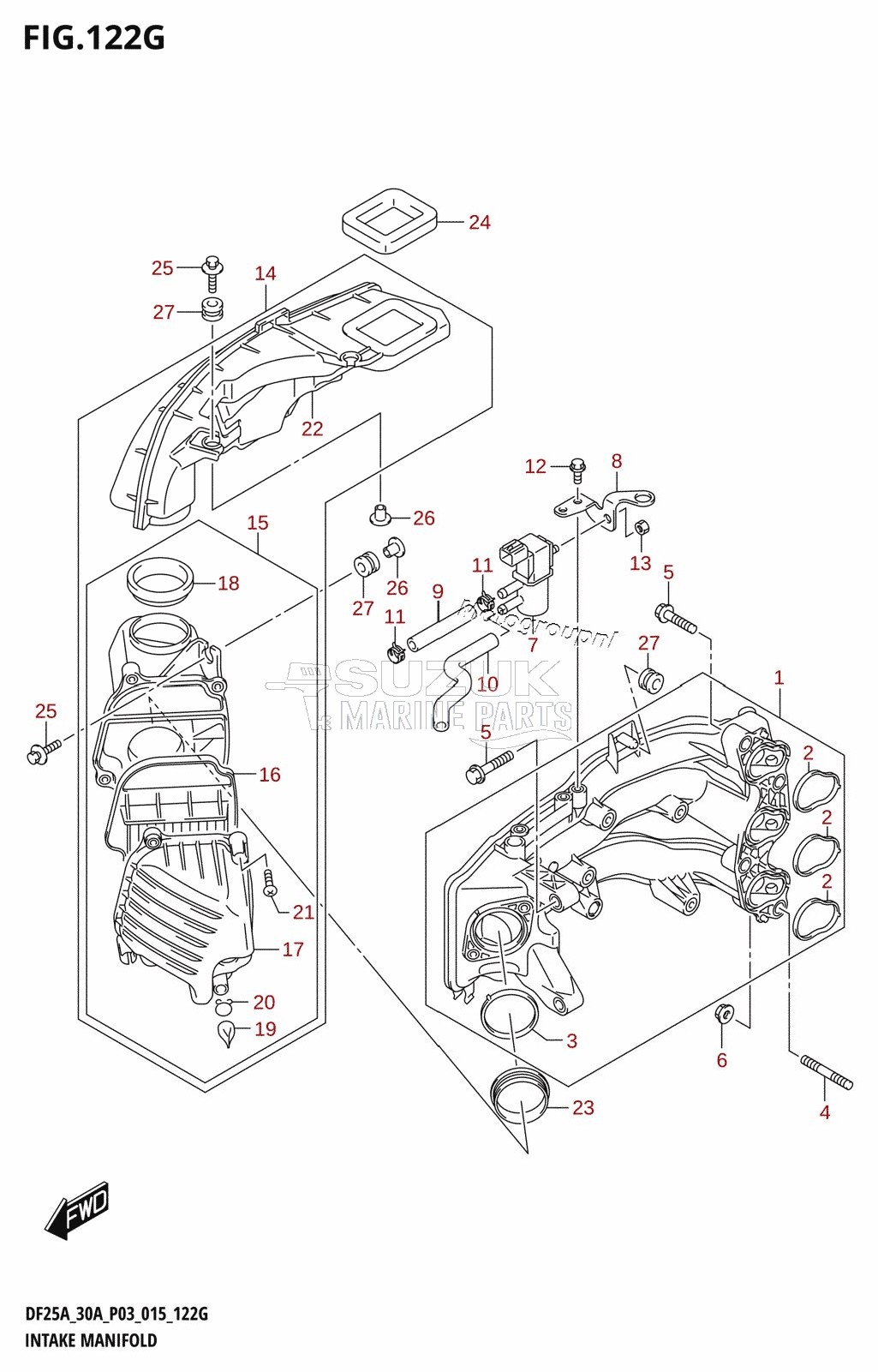 INTAKE MANIFOLD (DF30ATH:P03)