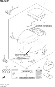 05004F-410001 (2014) 50hp E01-Gen. Export 1 (DF50AVT  DF50AVTH) DF50A drawing ENGINE COVER (DF50AVTH:E01)