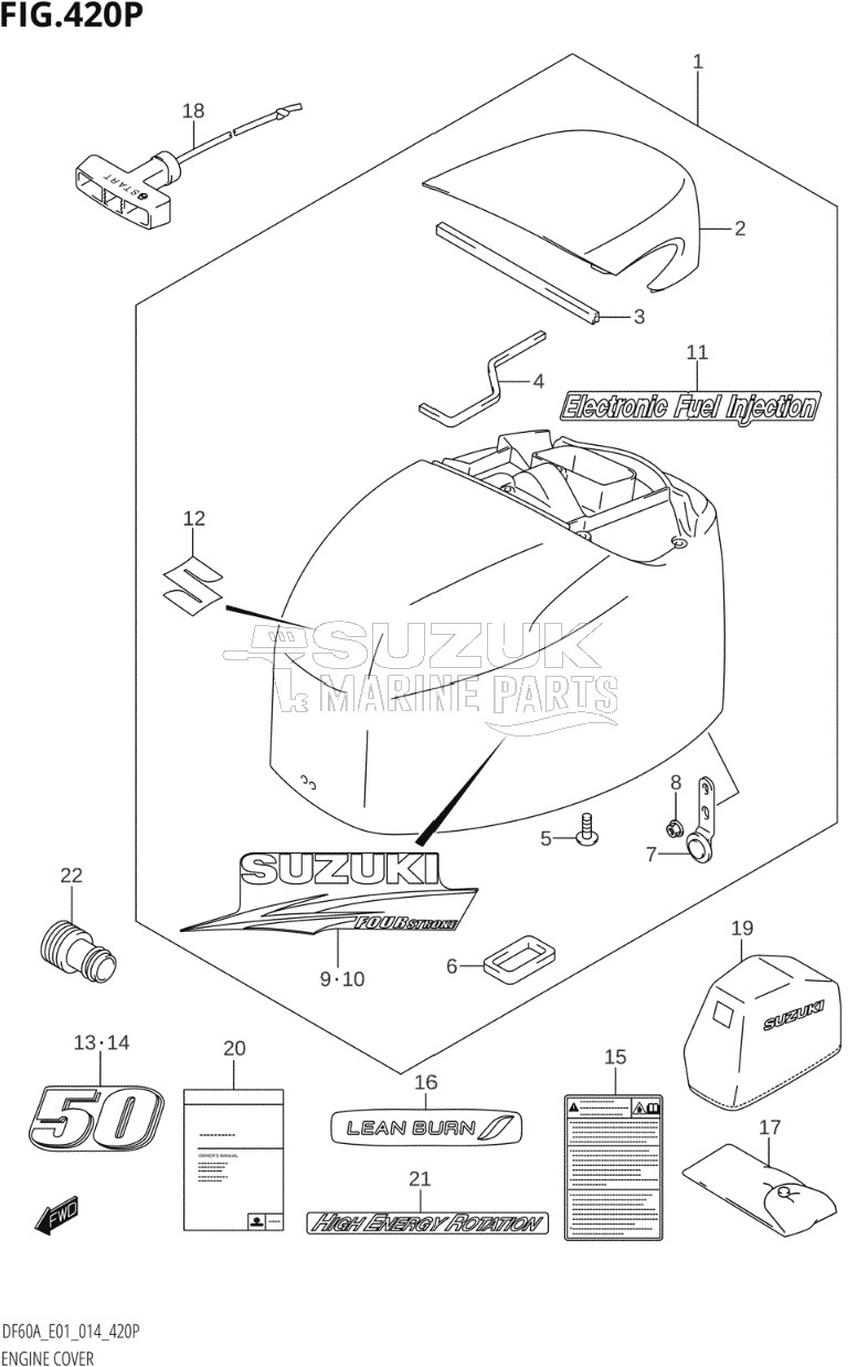 ENGINE COVER (DF50AVTH:E01)