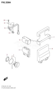 DF140A From 14003F-510001 (E40)  2015 drawing PTT SWITCH /​ ENGINE CONTROL UNIT (DF100AT:E01)