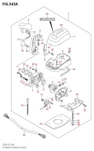 DF300Z From 30002Z-110001 (E01 E40)  2011 drawing OPT:REMOTE CONTROL ASSY SINGLE (K7)