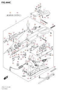 06002F-240001 (2022) 60hp E01 E40 E11-Gen. Export - Costa Rica (DF60AQH  DF60AQH  DF60AT  DF60AT  DF60ATH  DF60ATH) DF60A drawing TILLER HANDLE (DF60ATH,DF50AVTH,DF60AVTH,DF50AVT)