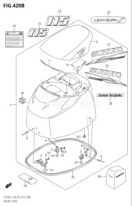 11503Z-310001 (2013) 115hp E03-USA (DF115AZ) DF115AZ drawing ENGINE COVER (DF115AT:E03)