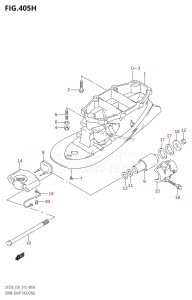 DF225Z From 22503Z-310001 (E03)  2013 drawing DRIVE SHAFT HOUSING (DF250ST:E03:L-TRANSOM)