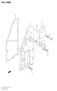 15002Z-410001 (2014) 150hp E03-USA (DF150Z  DF150Z) DF150Z drawing EXHAUST COVER