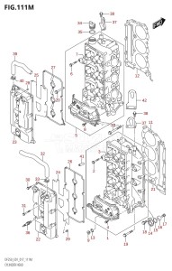 DF200Z From 20002Z-710001 (E01 E40)  2017 drawing CYLINDER HEAD (DF250Z:E40)