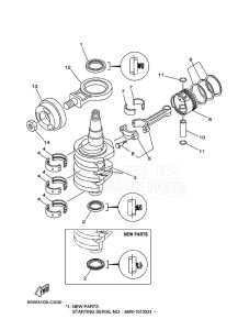 F25AETL drawing CRANKSHAFT--PISTON