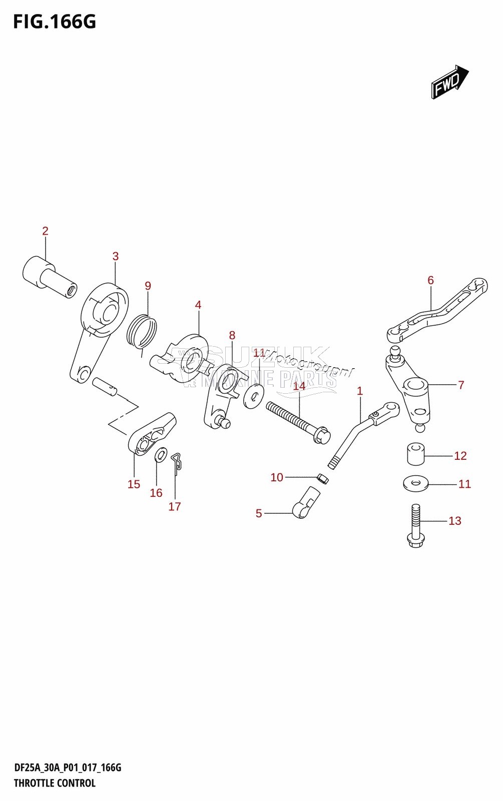 THROTTLE CONTROL (DF30AT:P01)