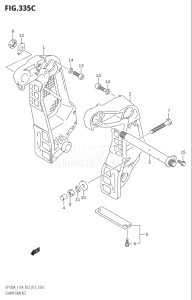 11503Z-310001 (2013) 115hp E03-USA (DF115AZ) DF115AZ drawing CLAMP BRACKET (DF115AZ:E03)