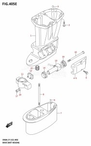 DF50A From 05004F-240001 (E03)  2022 drawing DRIVE SHAFT HOUSING (DF60A:E40)