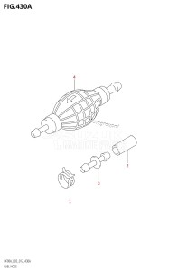 DF90A From 09003F-210001 (E03)  2012 drawing FUEL HOSE