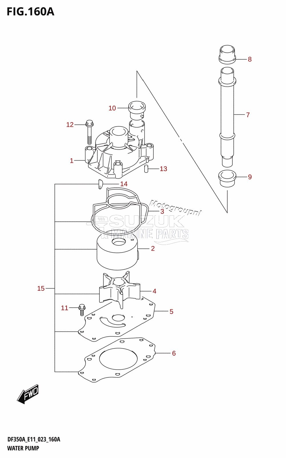 WATER PUMP (020,021,022)