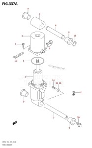 DF90 From 09001F-251001 (E01)  2002 drawing TRIM CYLINDER