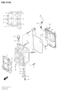 00994F-610001 (2016) 9.9hp P01-Gen. Export 1 (DF9.9A  DF9.9AR) DF9.9A drawing CYLINDER HEAD