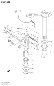 DF40 From 04001F-421001 (E03)  2004 drawing SWIVEL BRACKET (X,Y)