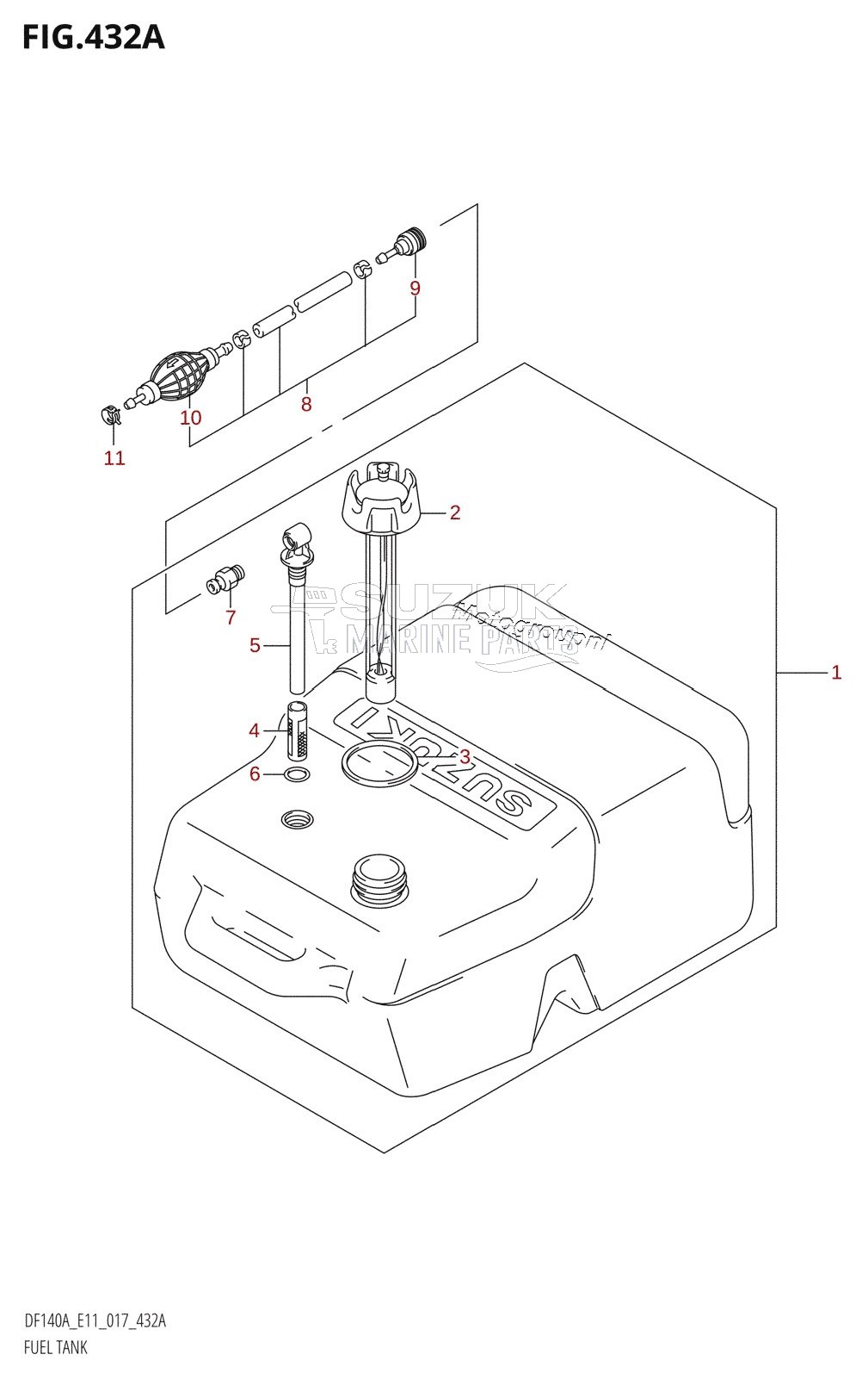 FUEL TANK (DF115AT:E40)