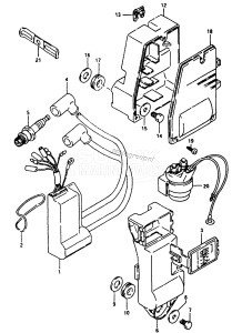 DT40 From 04003-714001 ()  1987 drawing IGNITION (~MODEL:95)