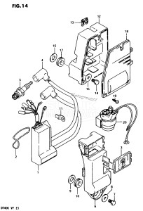 DT40 From 04003-401001 ()  1984 drawing IGNITION