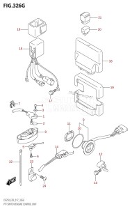 DF225Z From 22503Z-710001 (E03)  2017 drawing PTT SWITCH /​ ENGINE CONTROL UNIT (DF250ST:E03)