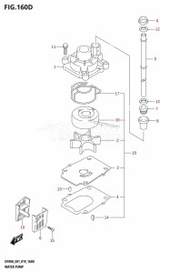 DF100B From 10004F-910001 (E01 E40)  2019 drawing WATER PUMP (DF70A:E40,DF70ATH:E40)