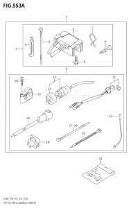 00801F-410001 (2014) 8hp P03-U.S.A (DF8A) DF8A drawing OPT:ELECTRICAL (MANUAL STARTER) (M-STARTER:DF8A:P03)