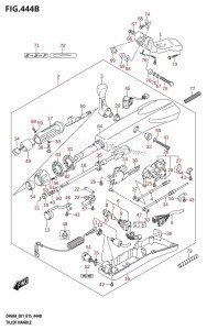 DF60A From 06002F-510001 (E01 E40)  2015 drawing TILLER HANDLE (DF40ATH:E01)