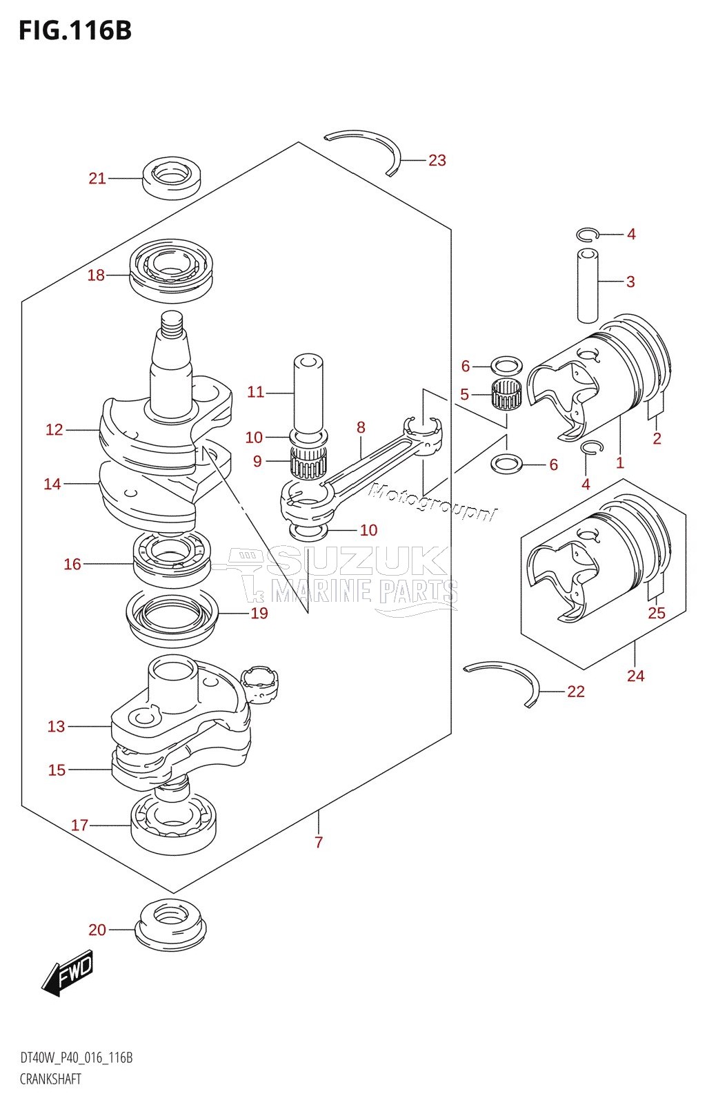 CRANKSHAFT (DT40W:P90)