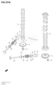 DF70A From 07003F-310001 (E01 E40)  2013 drawing CAMSHAFT (DF90A:E01)