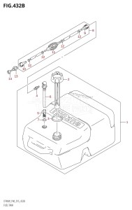 DT40 From 04005K-510001 ()  2015 drawing FUEL TANK (DT40W:P90)