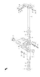 DF 20A drawing Swivel Bracket Remote Control w/Power Tilt