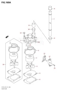 DF250ST From 25004F-210001 (E03)  2012 drawing WATER PUMP (DF200T:E03)