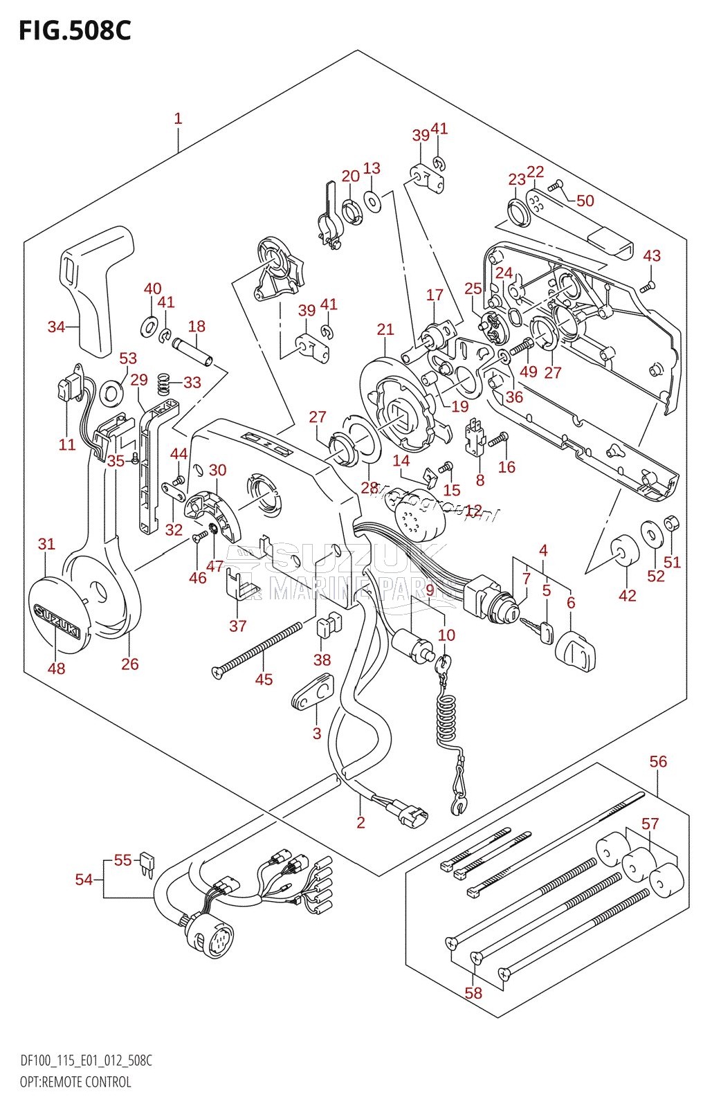 OPT:REMOTE CONTROL (DF115T:E01)