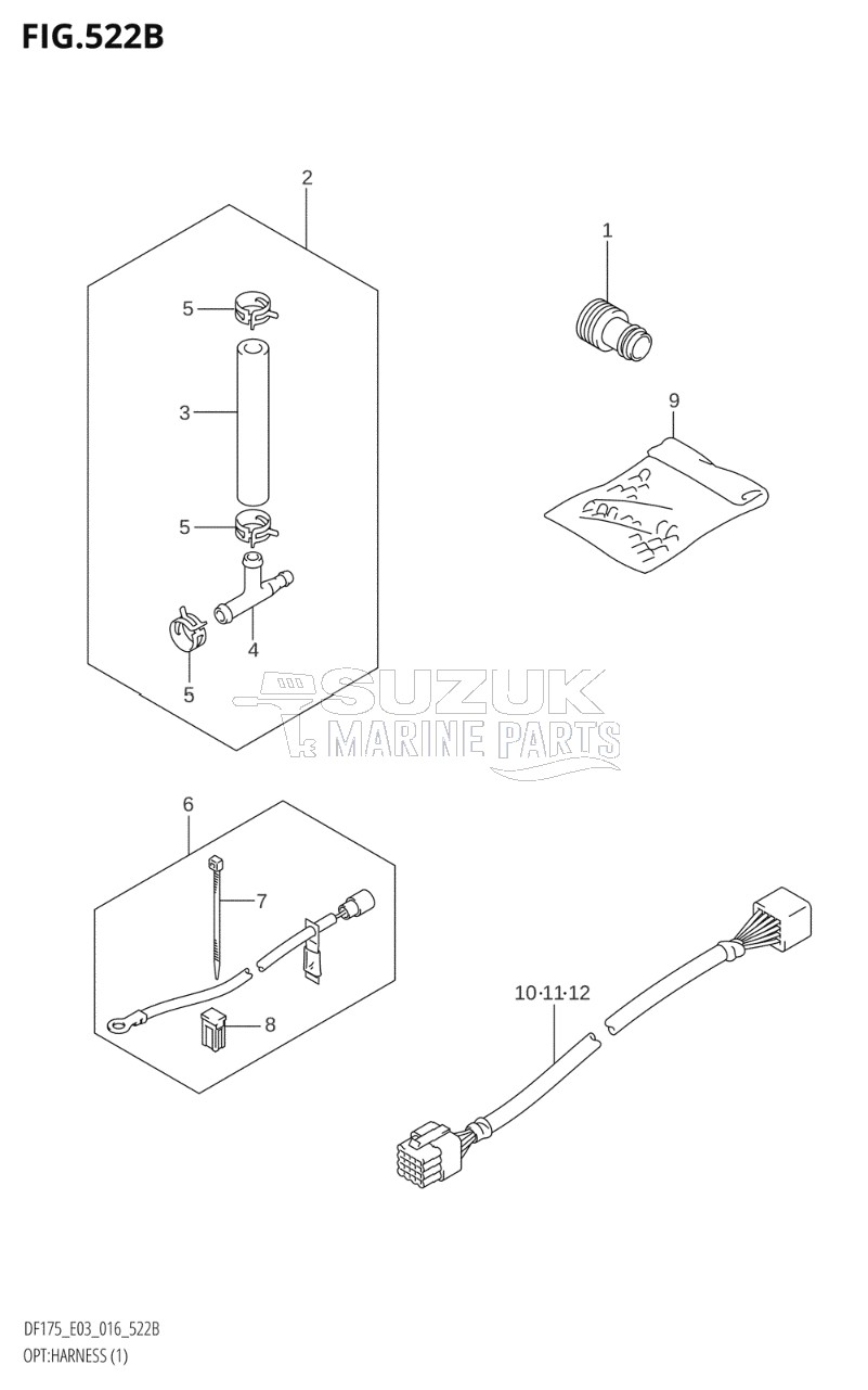 OPT:HARNESS (1) (DF150TG:E03)