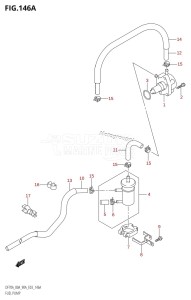 DF90A From 09003F-010001 (E03)  2010 drawing FUEL PUMP