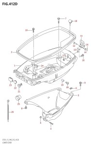 DT9.9 From 00993K-310001 (P36 P40)  2013 drawing LOWER COVER (DT15:P40)