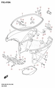 DF30A From 03003F-610001 (P01 P40)  2016 drawing SIDE COVER (DF25A:P01)