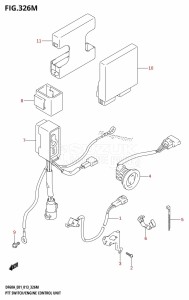 DF40A From 04003F-310001 (E01)  2013 drawing PTT SWITCH /​ ENGINE CONTROL UNIT (DF60ATH:E40)