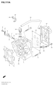 00993F-310001 (2013) 9.9hp P03-U.S.A (DF9.9TH) DF9.9 drawing CYLINDER HEAD