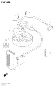 00252F-710001 (2017) 2.5hp P01-Gen. Export 1 (DF2.5) DF2.5 drawing MAGNETO