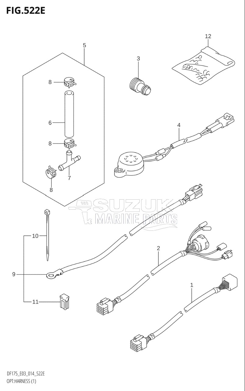 OPT:HARNESS (1) (DF175T:E03)